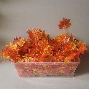 $0 *** Autumn Leaf Garland Decorations